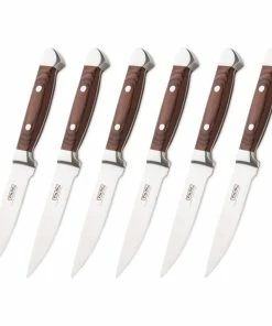 Viking 6-Piece Steak Knife Set With Box | Red 8 Viking 6-Piece Steak Knife Set With Box | Red -Knife-shop 61tawigslvl. ac sl1500