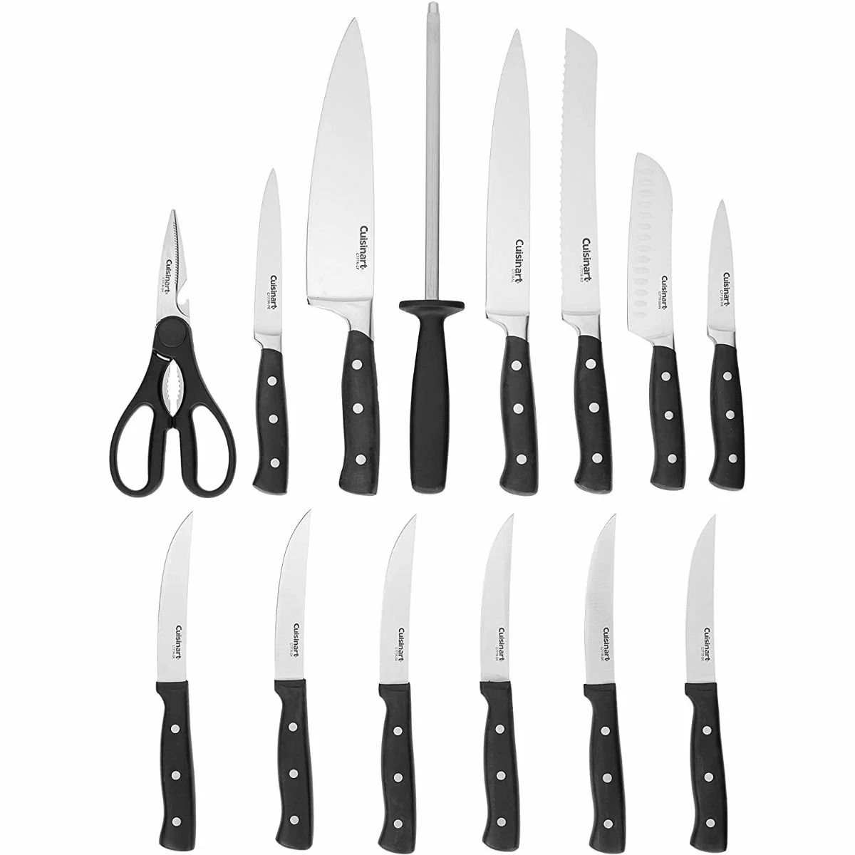 Cuisinart 15-Piece Triple Rivet Cutlery Block Set 3 Cuisinart 15-Piece Triple Rivet Cutlery Block Set - Image 3