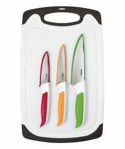 Zyliss Comfort Cutting Board & Knife Set