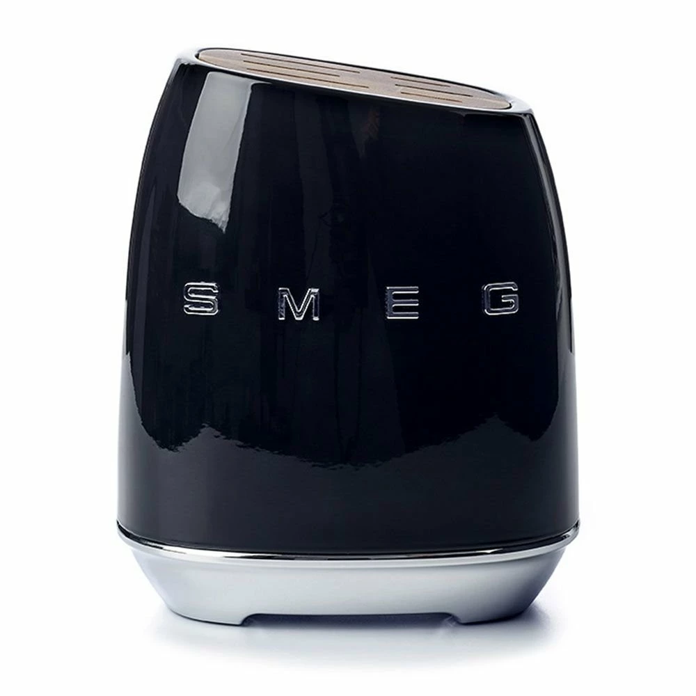 SMEG 7-Piece Knife Block Set | Black 2 SMEG 7-Piece Knife Block Set | Black - Image 2