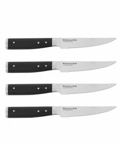 KitchenAid Non-Electrics KitchenAid Gourmet Forged 4-Piece 4.5" Steak Knife Set | Serrated