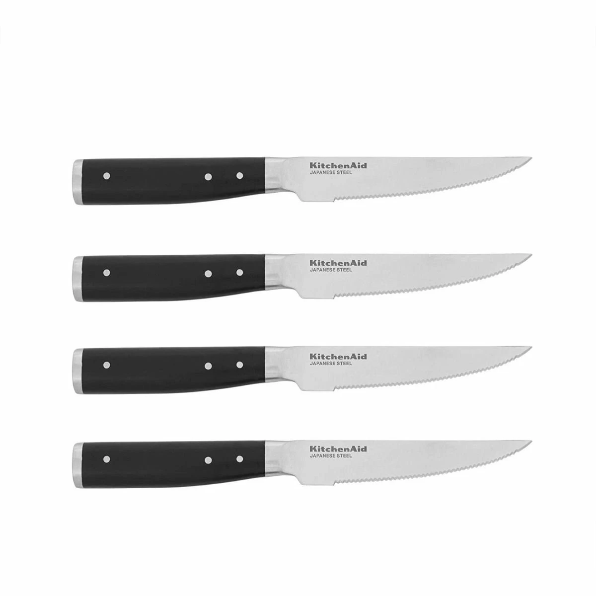 KitchenAid Non-Electrics KitchenAid Gourmet Forged 4-Piece 4.5" Steak Knife Set | Serrated 1 KitchenAid Non-Electrics KitchenAid Gourmet Forged 4-Piece 4.5" Steak Knife Set | Serrated