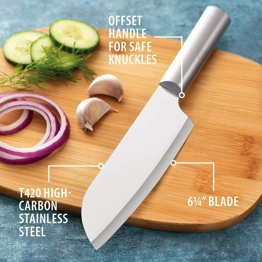 Rada Cutlery Cook's Knife | Silver 4 Rada Cutlery Cook's Knife | Silver - Image 4