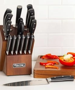 Viking 17 Piece German Steel Cutlery Set + Block 28 Viking 17 Piece German Steel Cutlery Set + Block -Knife-shop 71cvpcihdtl. ac sl1500