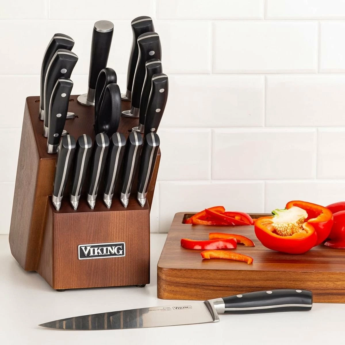 Viking 17 Piece German Steel Cutlery Set + Block 14 Viking 17 Piece German Steel Cutlery Set + Block - Image 14