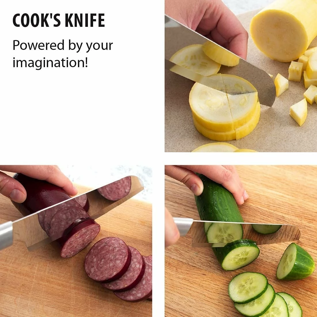 Rada Cutlery Cook's Knife | Silver 3 Rada Cutlery Cook's Knife | Silver - Image 3