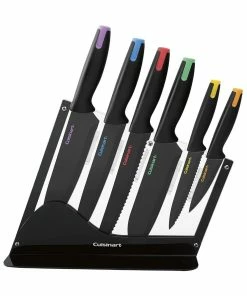Cuisinart Nonstick Edge Collection | 7-Piece Ceramic Coated Knife With Acrylic Stand