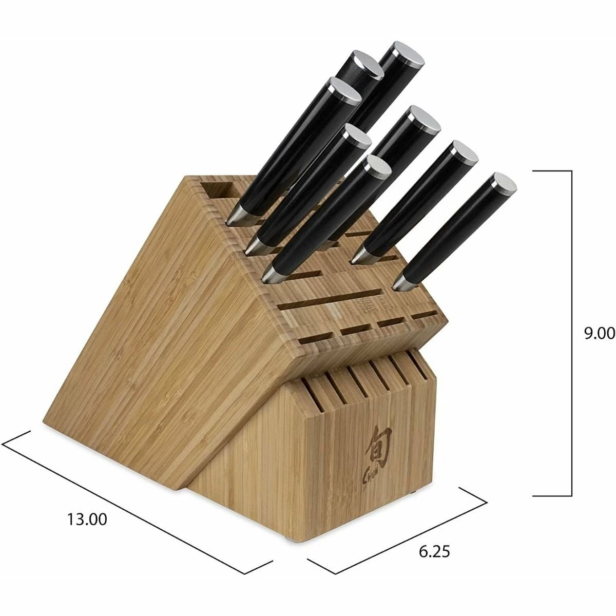 Shun Cutlery Shun Classic 9-Piece Chef's Choice Block Set 2 Shun Cutlery Shun Classic 9-Piece Chef's Choice Block Set - Image 2