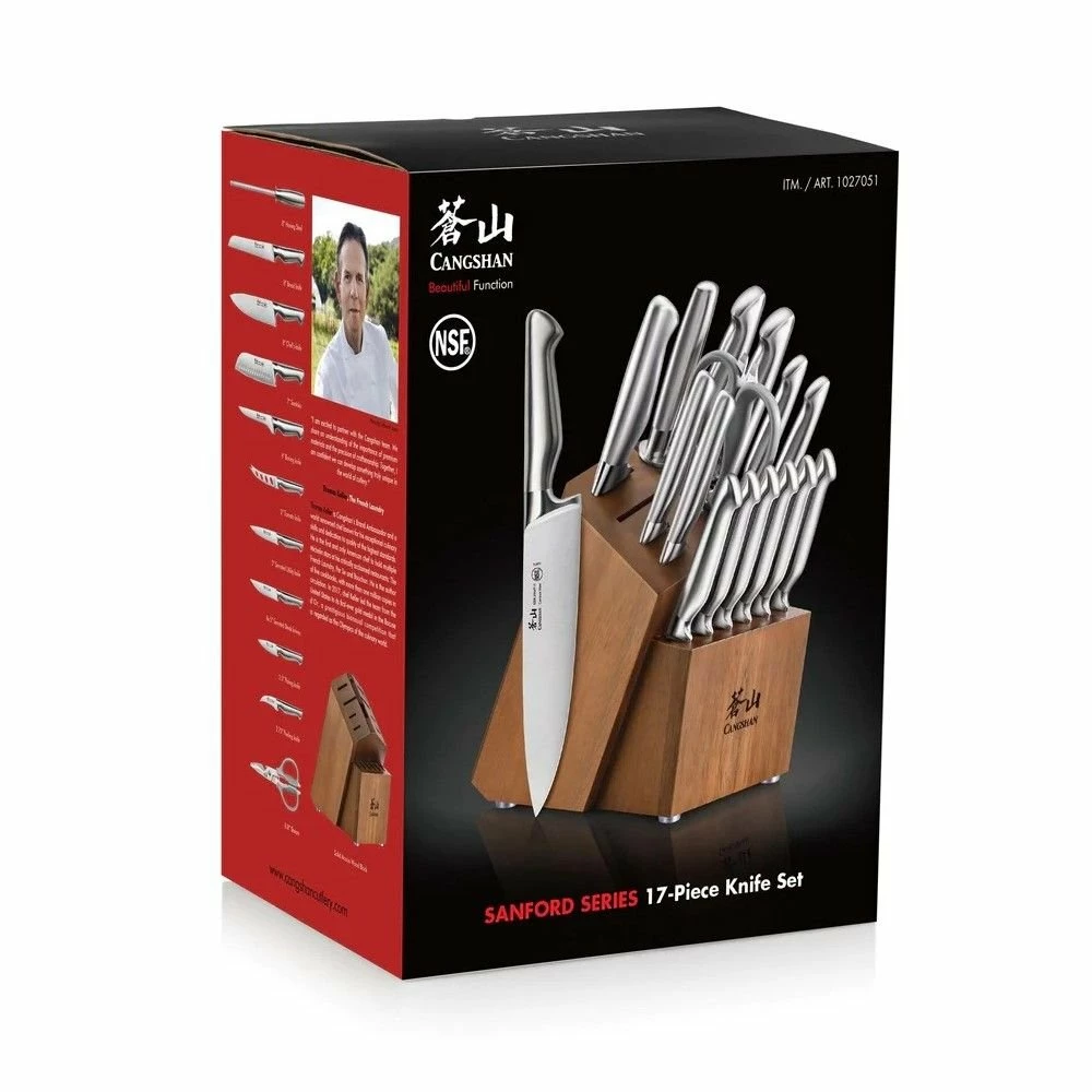 Cangshan Cutlery Sanford Series 17-Piece Knife Block Set 8 Cangshan Cutlery Sanford Series 17-Piece Knife Block Set - Image 8