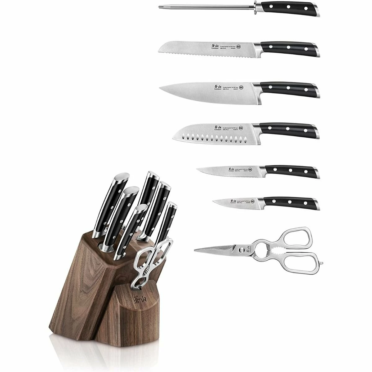Cangshan Cutlery TS Series 8-Piece Knife Block Set 3 Cangshan Cutlery TS Series 8-Piece Knife Block Set - Image 3