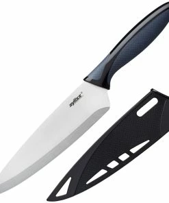 Zyliss 7.25" Chef's Knife With Cover | Black