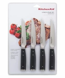 KitchenAid Non-Electrics KitchenAid Gourmet Forged 4-Piece 4.5" Steak Knife Set | Serrated 7 KitchenAid Non-Electrics KitchenAid Gourmet Forged 4-Piece 4.5" Steak Knife Set | Serrated -Knife-shop 81enlqilckl. ac sl1500