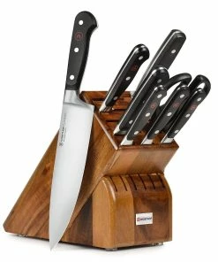Wusthof Cutlery Wusthof Classic 9-Piece Knife Block Set | Acacia