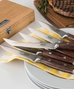 Viking 6-Piece Steak Knife Set With Box | Red 10 Viking 6-Piece Steak Knife Set With Box | Red -Knife-shop 81rp gihkzl. ac sl1500