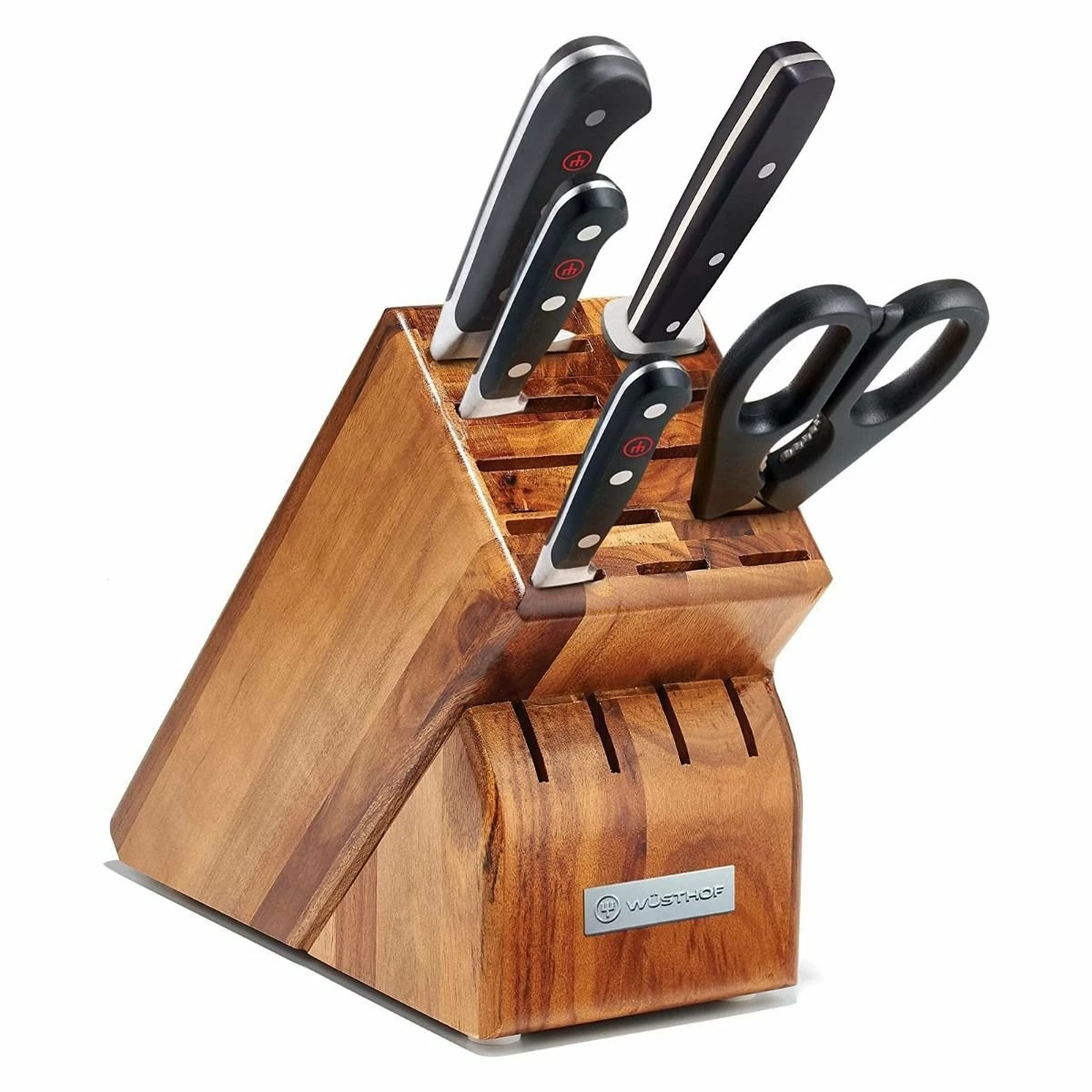 Wusthof Cutlery Wusthof Classic 6-Piece Starter Knife Block Set | Acacia 1 Wusthof Cutlery Wusthof Classic 6-Piece Starter Knife Block Set | Acacia