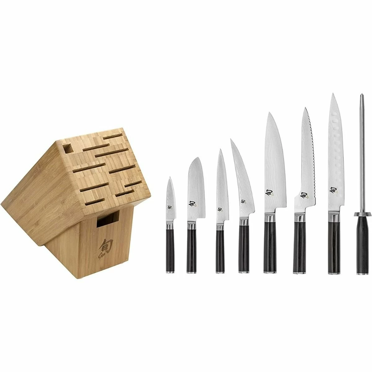 Shun Cutlery Shun Classic 9-Piece Chef's Choice Block Set 1 Shun Cutlery Shun Classic 9-Piece Chef's Choice Block Set
