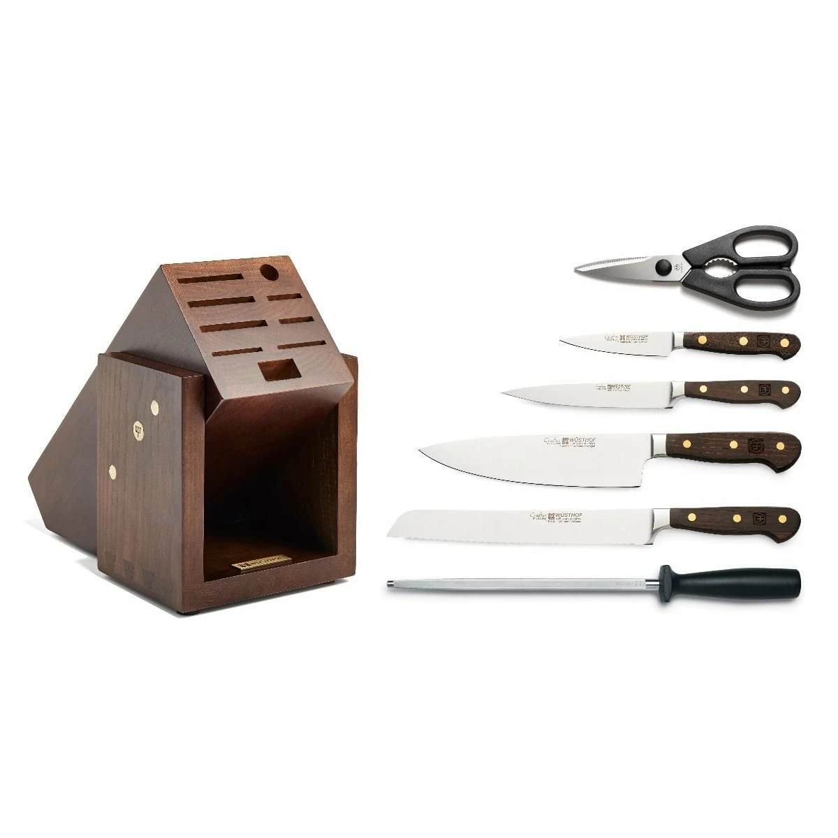 Wusthof Cutlery Wusthof Crafter 7-Piece Block Set 2 Wusthof Cutlery Wusthof Crafter 7-Piece Block Set - Image 2