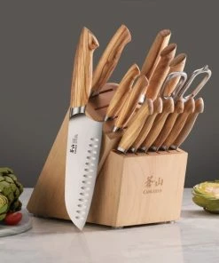 Cangshan Cutlery Oliv Series 15-Piece Knife Block Set 9 Cangshan Cutlery Oliv Series 15-Piece Knife Block Set -Knife-shop 8 6d2b5425 7429 4e91 97ce e21dac