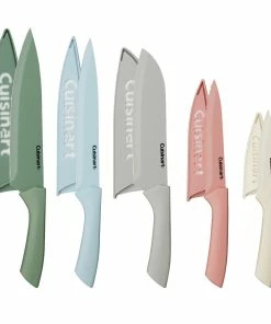 Cuisinart 10-Piece Ceramic Coated Color Knife Set
