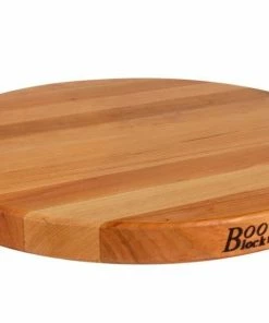 John Boos - 18" Round Cutting Board - Edge Grain – Cherry