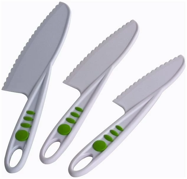 Curious Chef TCC50029 Three Piece Nylon Knife Set 1 Curious Chef TCC50029 Three Piece Nylon Knife Set