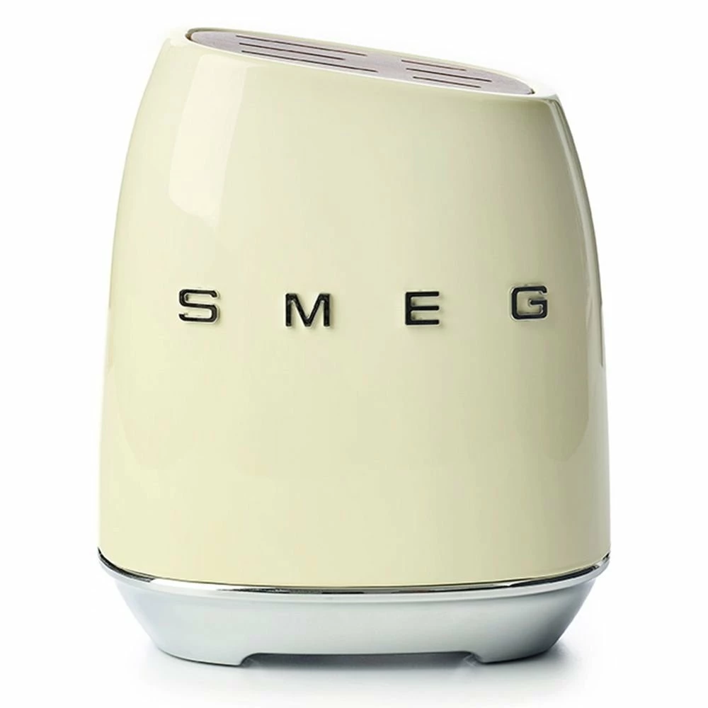 SMEG 7-Piece Knife Block Set | Cream 2 SMEG 7-Piece Knife Block Set | Cream - Image 2