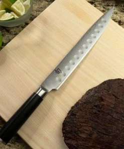Shun Cutlery Shun Classic 9" Hollow Ground Slicing Knife 10 Shun Cutlery Shun Classic 9" Hollow Ground Slicing Knife -Knife-shop dm0720 taco lifestyle1