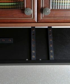 Drop Block Under Cabinet Knife Storage Rack - Small, Black