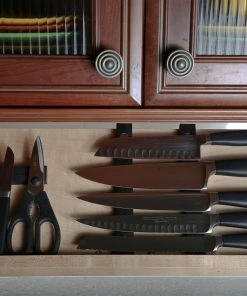 Drop Block Under Cabinet Knife Storage Rack - Small 6 Drop Block Under Cabinet Knife Storage Rack - Small -Knife-shop dropblock91