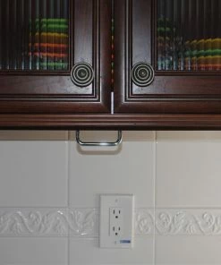 Drop Block Under Cabinet Knife Storage Rack - Large, Black -Knife-shop dropblockraisedunit 1