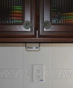 Drop Block Under Cabinet Knife Storage Rack - Large, Walnut -Knife-shop dropblockraisedunit 6