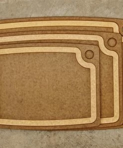 Epicurean Gourmet Series Nutmeg & Natural Cutting Board - 19.5" X 15" 6 Epicurean Gourmet Series Nutmeg & Natural Cutting Board - 19.5" X 15" -Knife-shop epicurean cutting board gourmet series nutmeg natural group