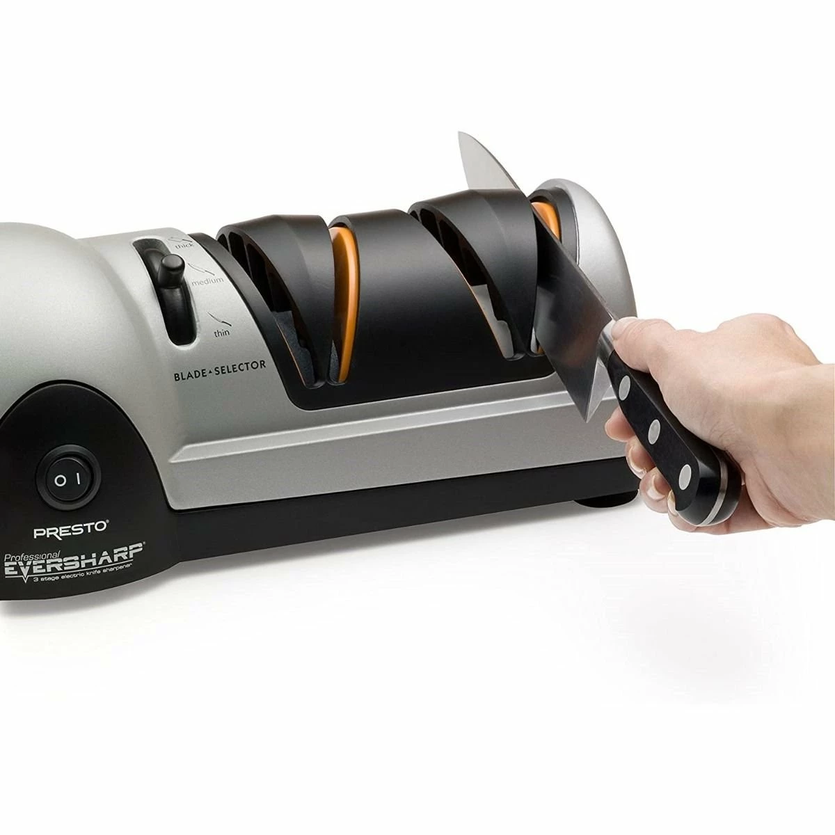 Presto® Professional EverSharp® Electric Knife Sharpener | 3-Stage 4 Presto® Professional EverSharp® Electric Knife Sharpener | 3-Stage - Image 4