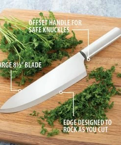 Rada Cutlery French Chef's Knife | Silver -Knife-shop french chef r131 text1 5000x