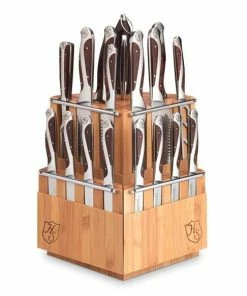 Knife-shop 3 Hammer Stahl Cutlery Classic Collection 21-Piece Knife Block Set