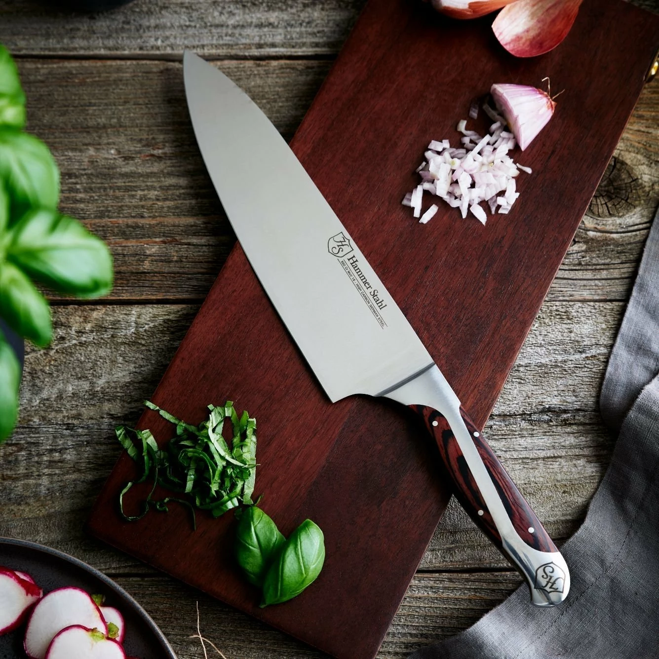 Hammer Stahl Cutlery 8" Chef's Knife 2 Hammer Stahl Cutlery 8" Chef's Knife - Image 2