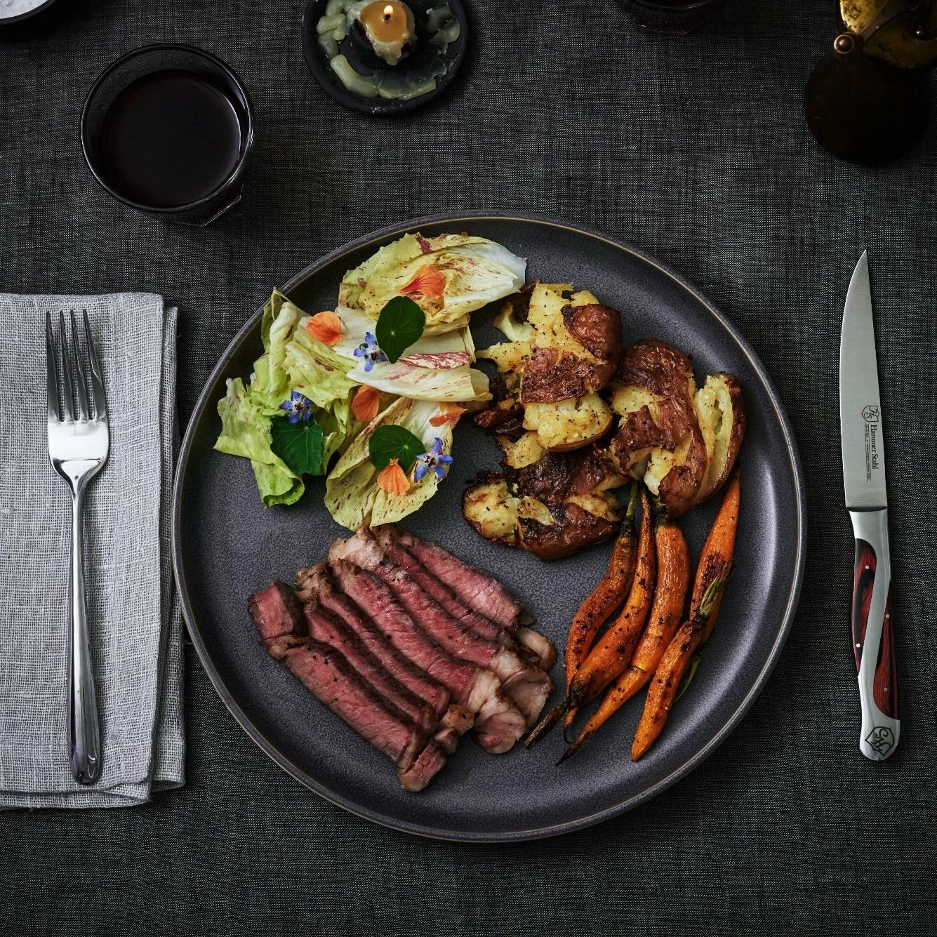 Hammer Stahl Cutlery Classic Collection 4-Piece Steak Knife Set 4 Hammer Stahl Cutlery Classic Collection 4-Piece Steak Knife Set - Image 4