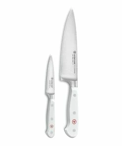 Wusthof Cutlery Wusthof Classic White 2-Piece Prep Set | Cook's & Paring Knives