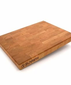 JK Adams Professional End Grain Cherry Cutting Board | 20" X 16" X 2"