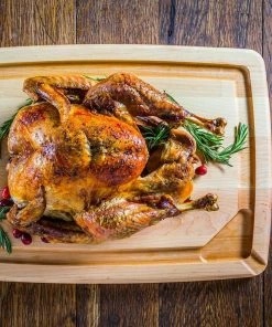 JK Adams Pour Spout Maple Carving Board | 20" X 14" X 1" 5 JK Adams Pour Spout Maple Carving Board | 20" X 14" X 1" -Knife-shop jkving baord turkey pop