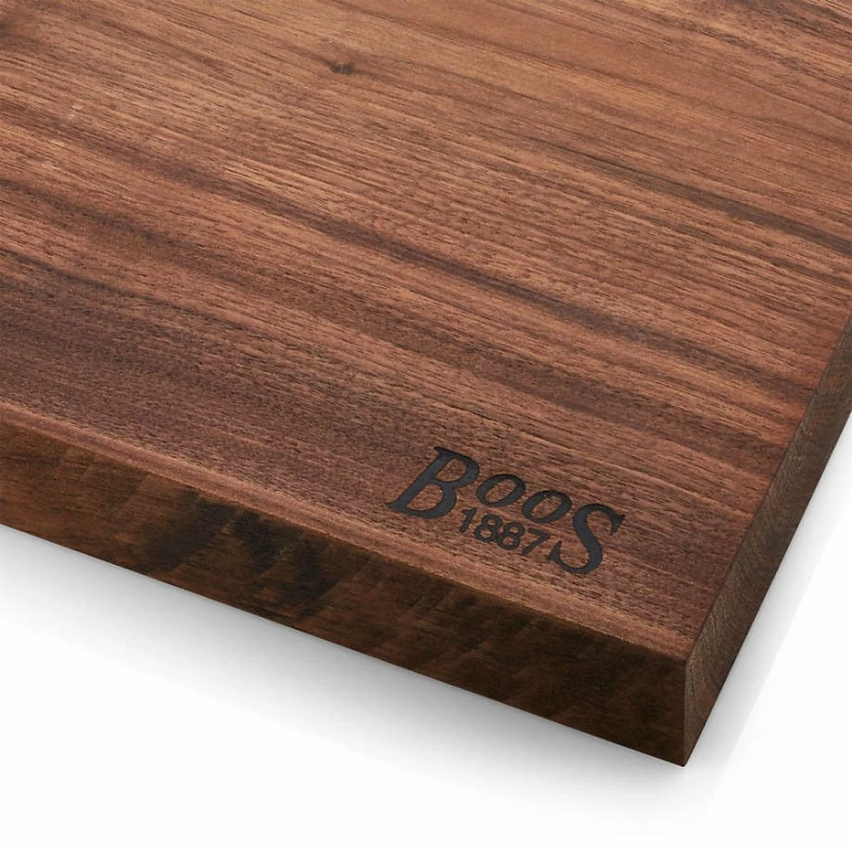 John Boos 17" X 12" Rustic Edge Cutting Board β Walnut 2 John Boos 17" X 12" Rustic Edge Cutting Board β Walnut - Image 2