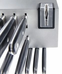 KitchenAid Classic Forged 14-Piece Knife Set | Triple Rivet -Knife-shop kkftr14sl kitchenaid knife block birds eye