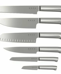 SMEG 7-Piece Knife Block Set | Cream 5 SMEG 7-Piece Knife Block Set | Cream -Knife-shop knife set 1 1