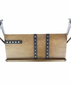 Drop Block Under Cabinet Knife Storage Rack - Large, Walnut