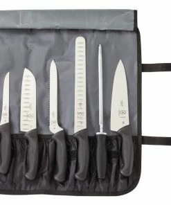 Mercer Cutlery Mercer Millennia 8pc Knife Roll Set (Black)