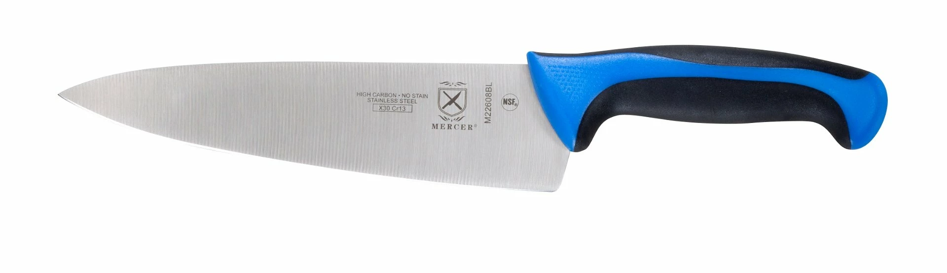 Mercer Cutlery Millennia 8" Chefs Knife - Blue 1 Mercer Cutlery Millennia 8" Chefs Knife - Blue