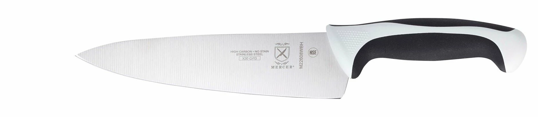 Mercer Cutlery Mercer Millennia 8" Chef Knife (White) 1 Mercer Cutlery Mercer Millennia 8" Chef Knife (White)