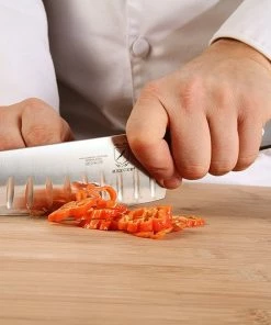 Mercer Cutlery Renaissance 8" Chef's Knife | Granton Edge -Knife-shop m23670 3