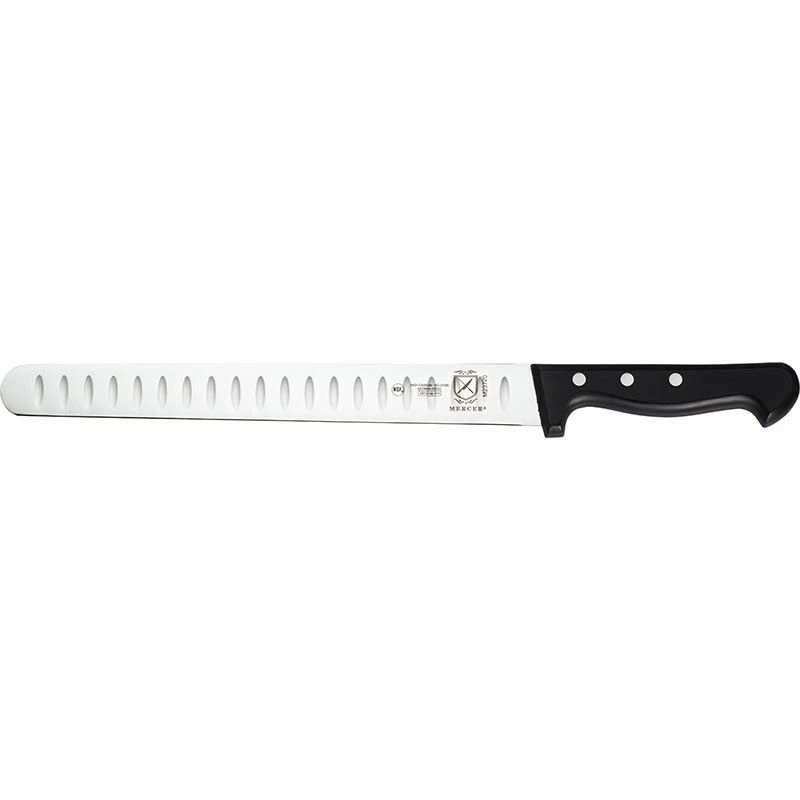 Mercer Cutlery Renaissance 11" Slicer | Granton Edge 1 Mercer Cutlery Renaissance 11" Slicer | Granton Edge
