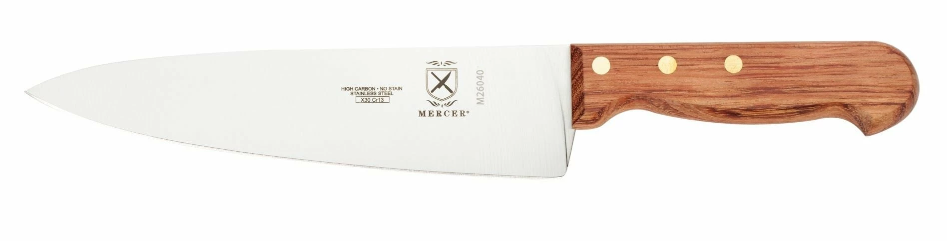 Mercer Cutlery Mercer Praxis 8" Chef's Knife (Rosewood) 2 Mercer Cutlery Mercer Praxis 8" Chef's Knife (Rosewood) - Image 2